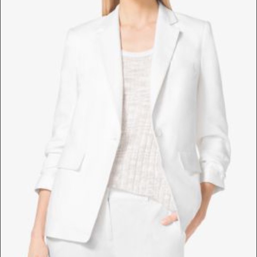 Michael Kors Linen Boyfriend Blazer size 0